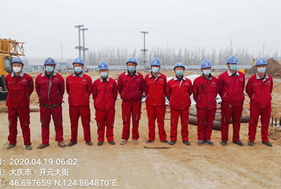 抗疫克難，凝心聚力——工地上的早會(huì)！  